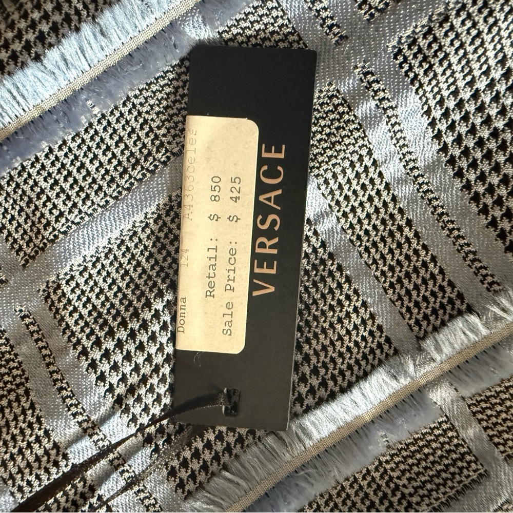 Versace RARE Houndstooth Mini Skirt - Picture 5 of 6